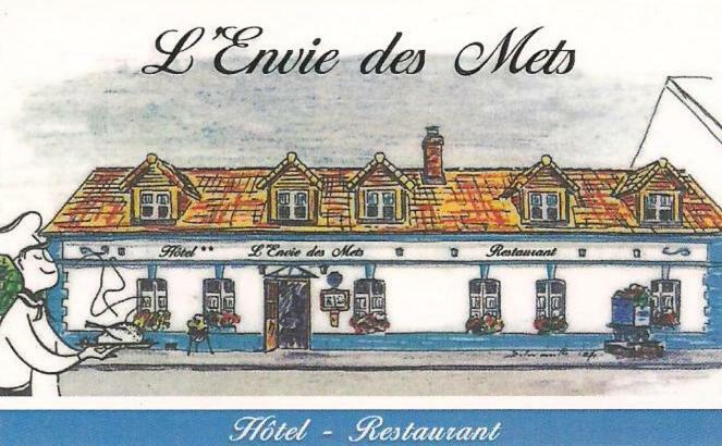 Logis - Hotel & Restaurant "L'Envie Des Mets" Rang-du-Fliers Buitenkant foto