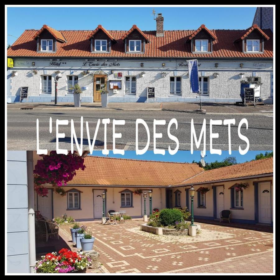 Logis - Hotel & Restaurant "L'Envie Des Mets" Rang-du-Fliers Buitenkant foto